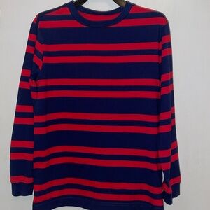 Old Navy Size 8 Long Sleeve Boys Shirt Red and Navy